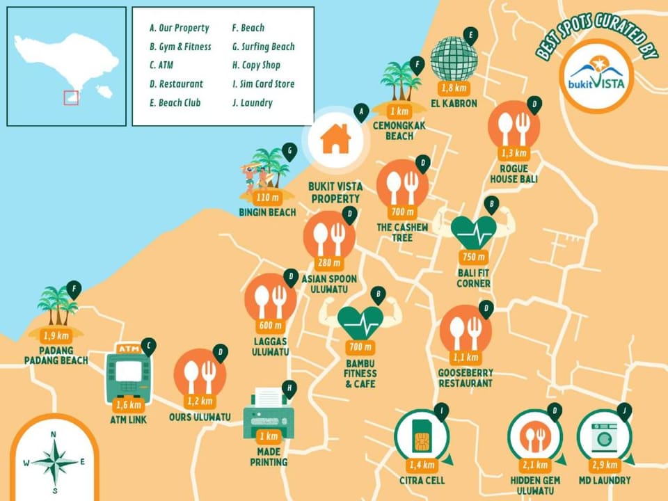 Nearby landmark, Restaurant/places to eat