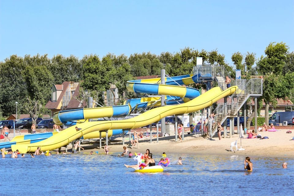 Activities, Aqua park, group of guests