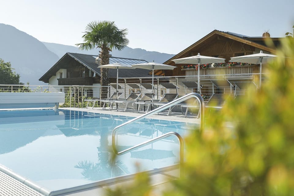 Pool view, sunbed