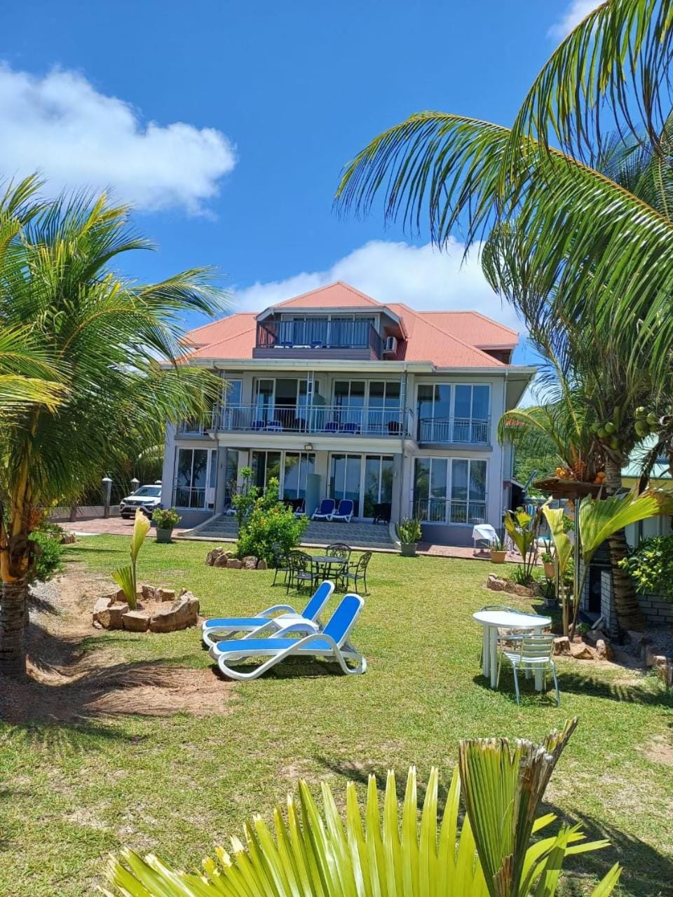 Garden view, sunbed