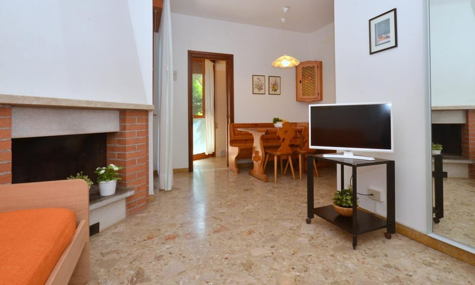 Living room, fireplace