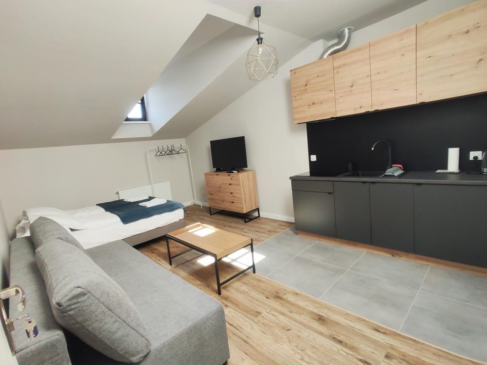 TV and multimedia, Kitchen or kitchenette, Living room, Seating area