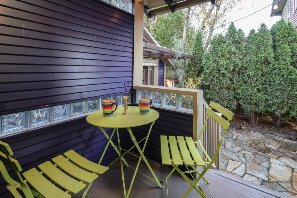 Balcony/Terrace, Dining area, Garden view