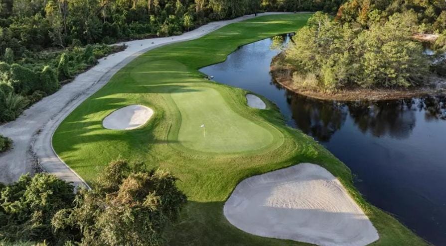 Natural landscape, Golfcourse, Golfcourse