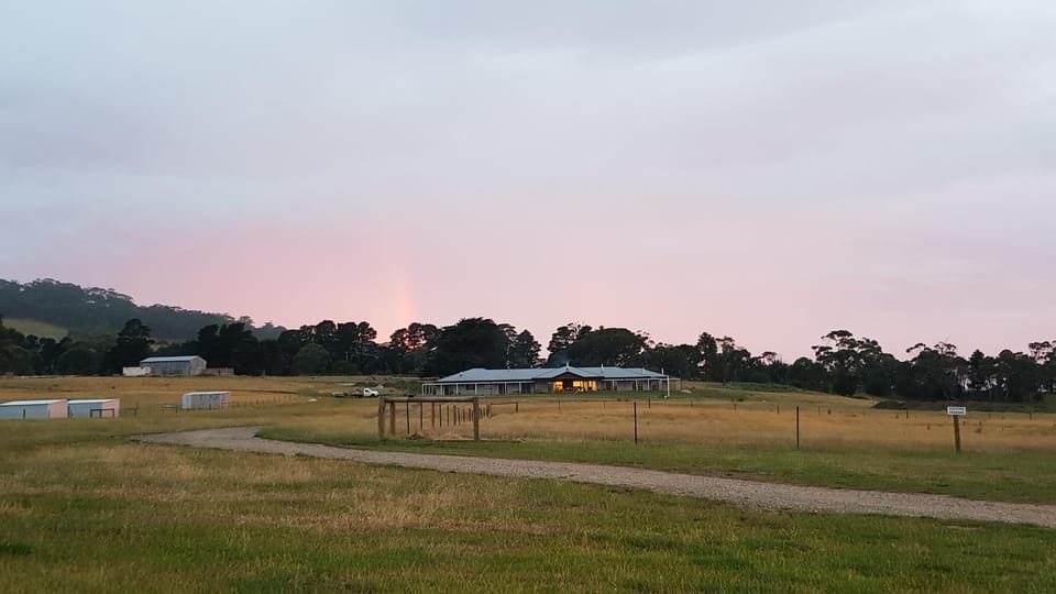 Property building, Spring, Neighbourhood, Natural landscape, On site, Sunset
