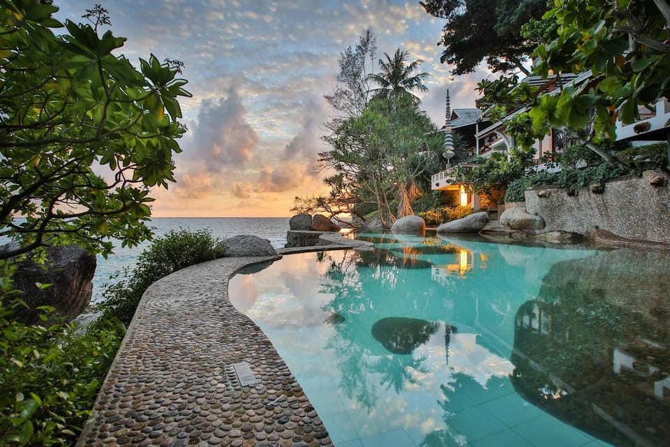 On site, Sea view, Swimming pool, Sunset