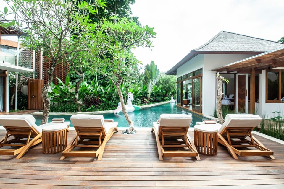 Natural landscape, Garden view, Pool view, Swimming pool, sunbed