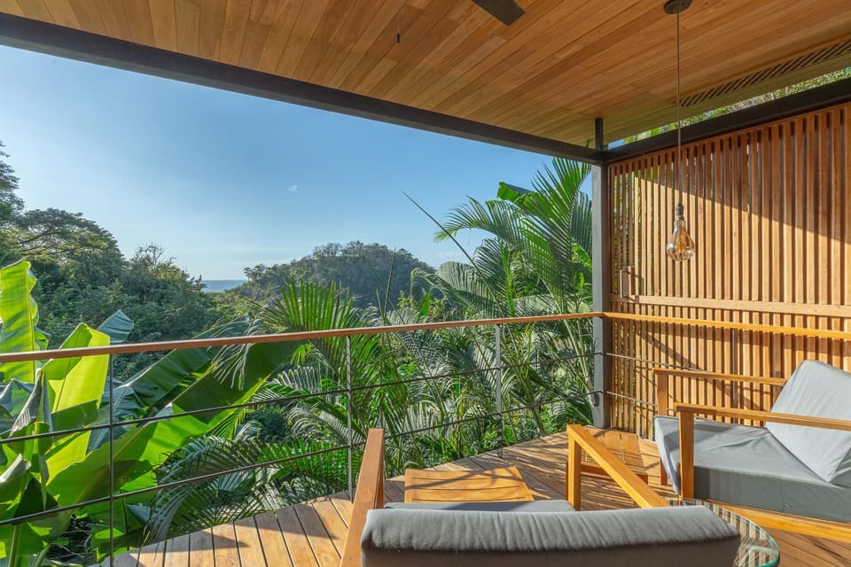 View (from property/room), Balcony/Terrace, Balcony/Terrace, Seating area, Garden view, Sea view