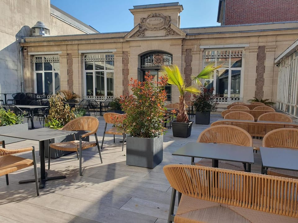 Property building, Patio