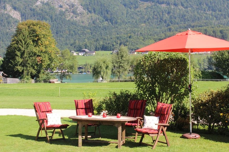 Natural landscape, Garden, Lake view