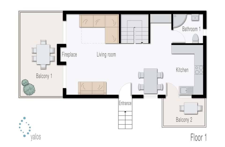 Yalos - Superb luxurious duplex at the seaside Apartment in Decentralized Administration of Macedonia and Thrace