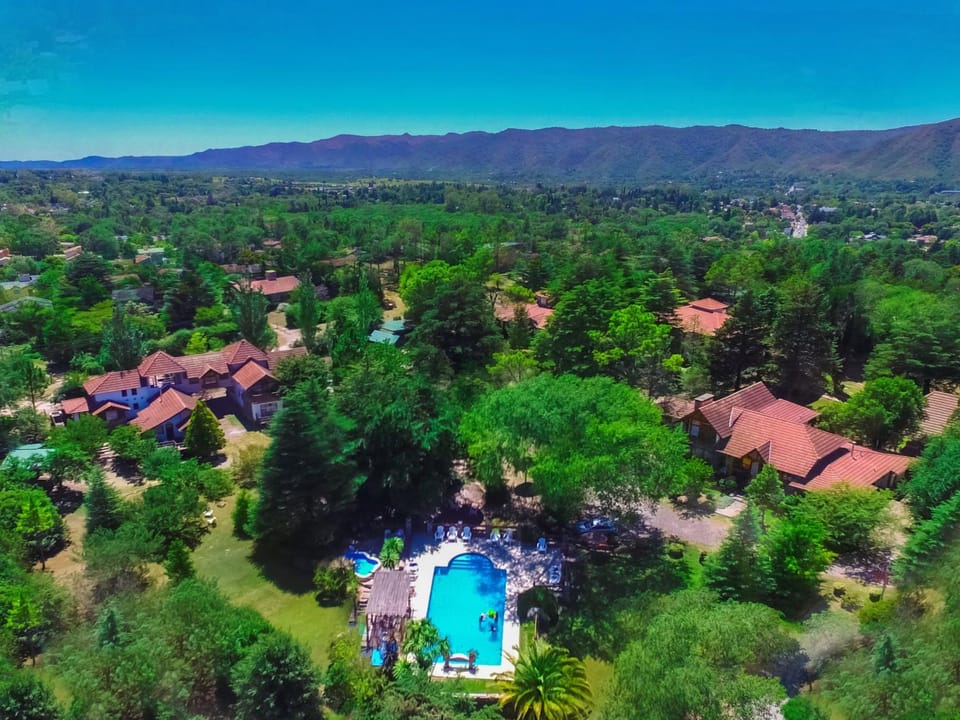 Natural landscape, Bird's eye view, Mountain view, Pool view