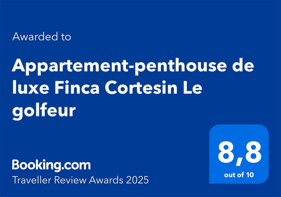 Appartement-penthouse de luxe Finca Cortesin Le golfeur Apartment in Costa del Sol