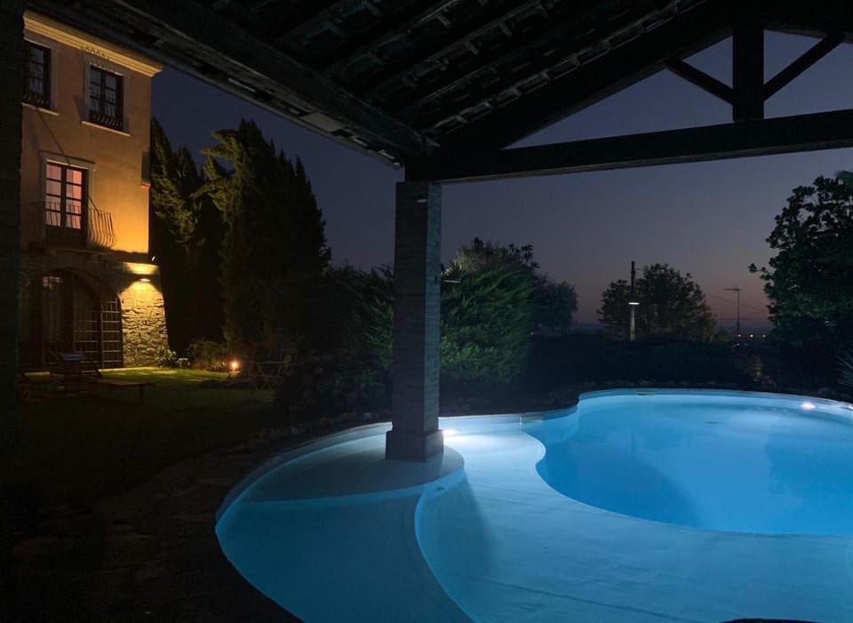 Night, Swimming pool
