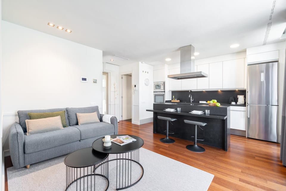 Kitchen or kitchenette, Living room