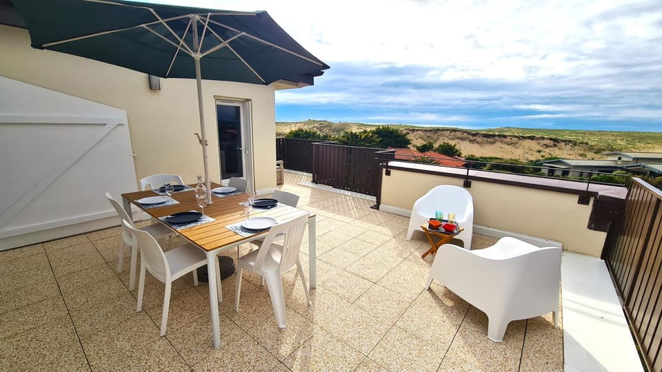 Appartement duplex 5 personnes, vue sur la dune #0295 Apartment in Hossegor