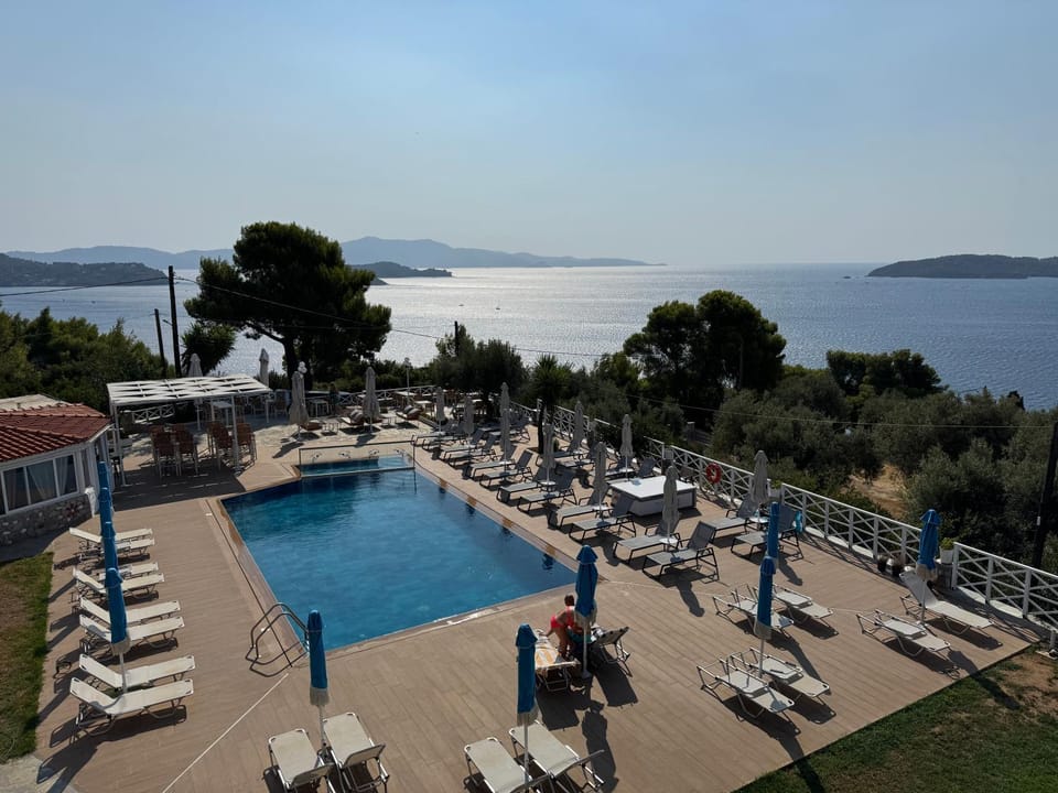 Pool view, Sea view, Swimming pool