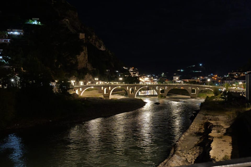 Night, Natural landscape, City view, River view