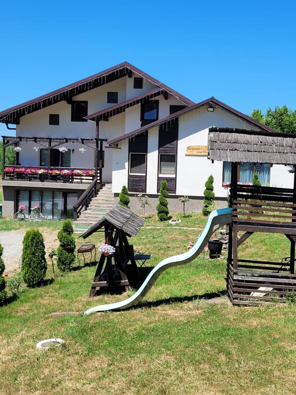 Property building, Natural landscape, Children play ground, Garden view