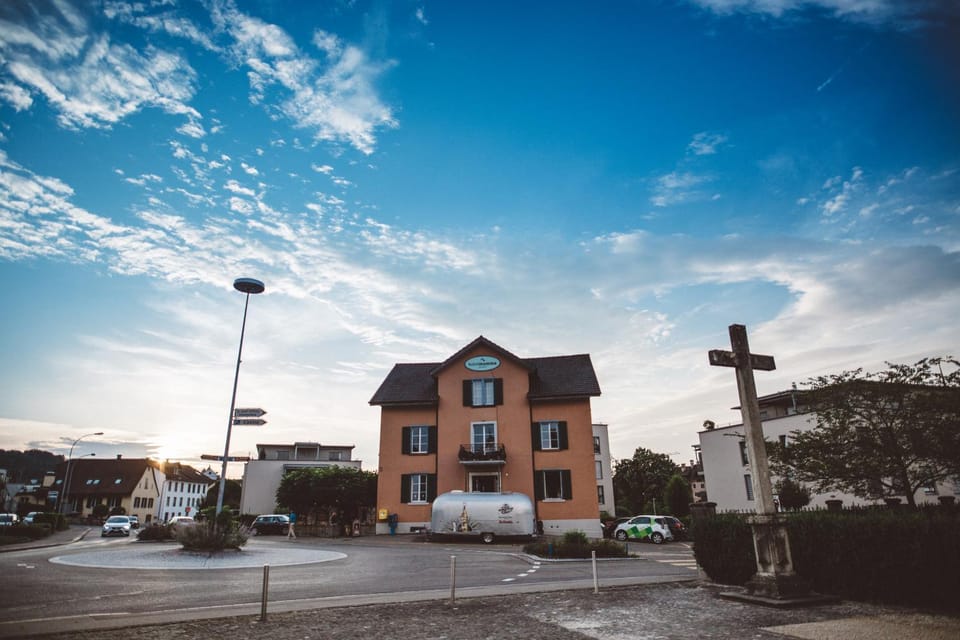 Property building, Sunset