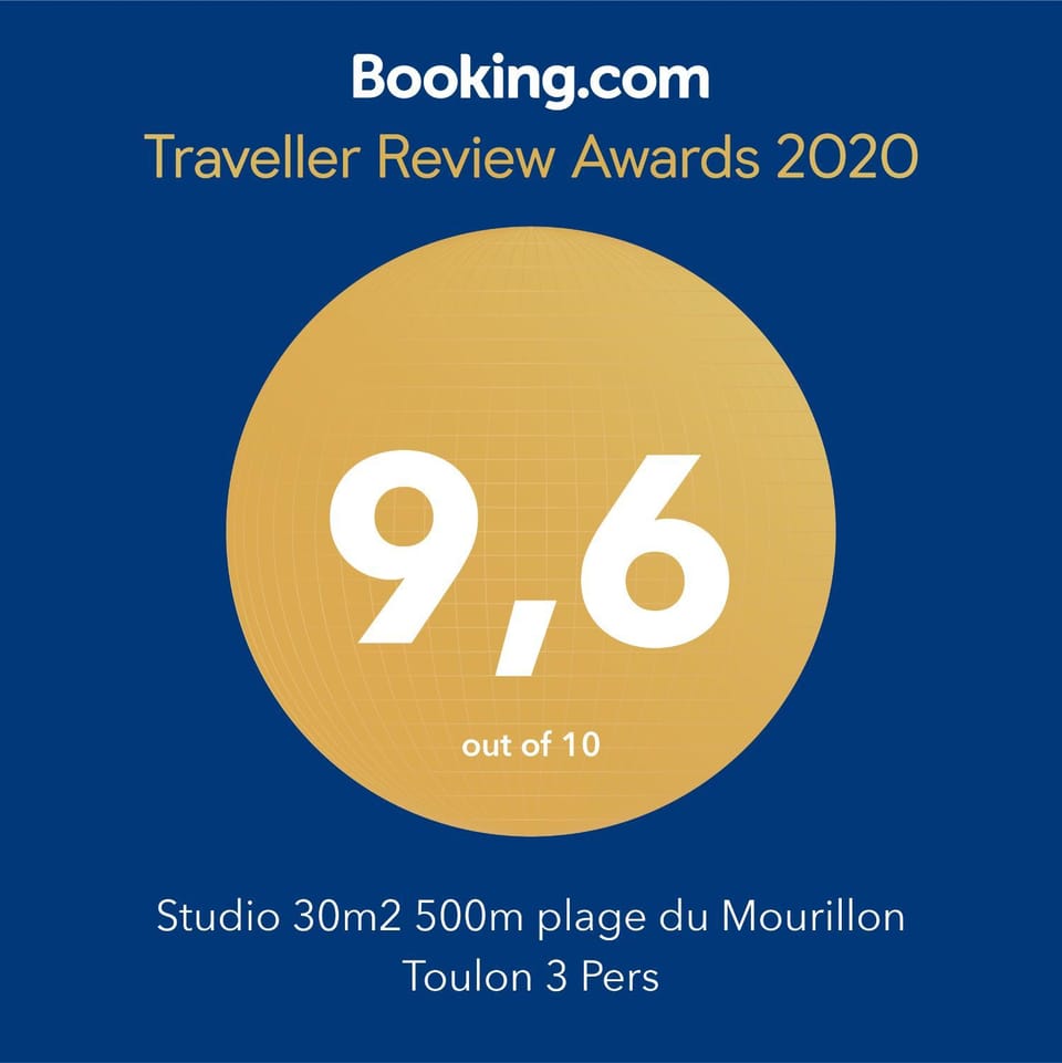 Studio 30 m2 500m Plages MOURILLON 3 Personnes Apartment in Toulon