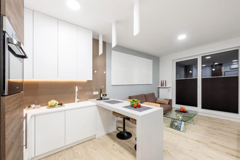 Night, Winter, Kitchen or kitchenette, Living room, Seating area, Dining area, On site