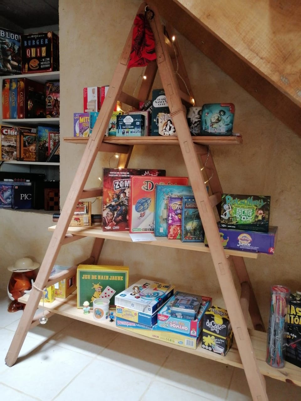 Game Room, Library