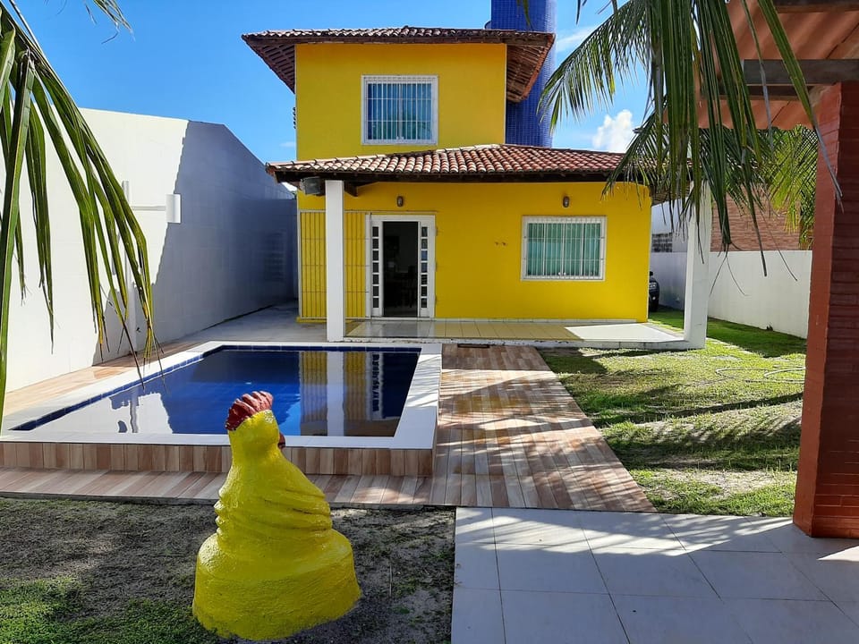 Casa à beira-mar, piscina House in Pitimbu