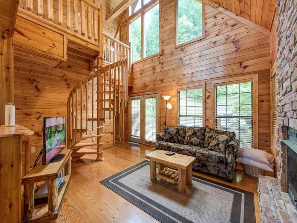 Natural landscape, TV and multimedia, Living room, fireplace