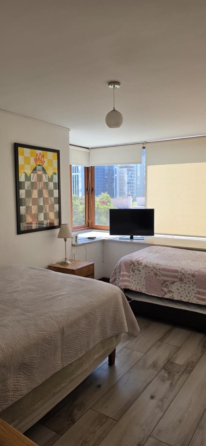Lindo departamento a pasos del Centro comercial Costanera Center Apartment in Providencia