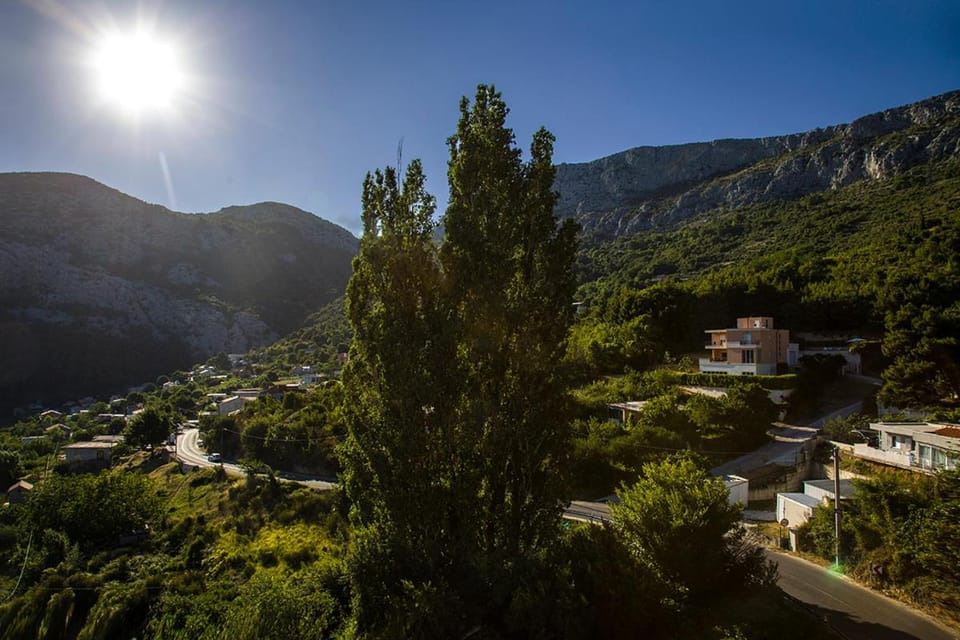 Neighbourhood, Natural landscape, Bird's eye view, Mountain view