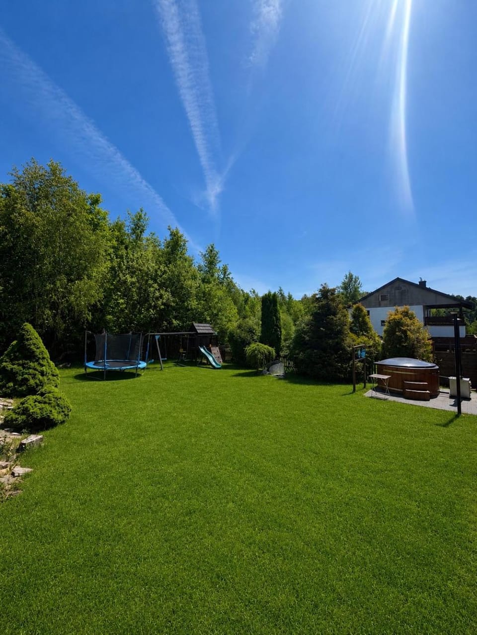 Natural landscape, Garden, Garden view