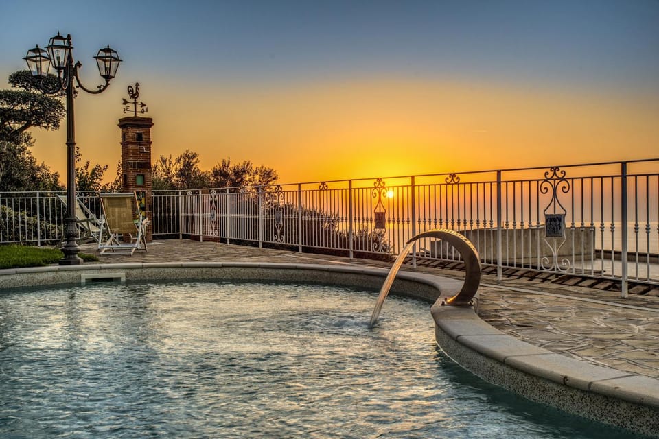 Swimming pool, Swimming pool, Sunset