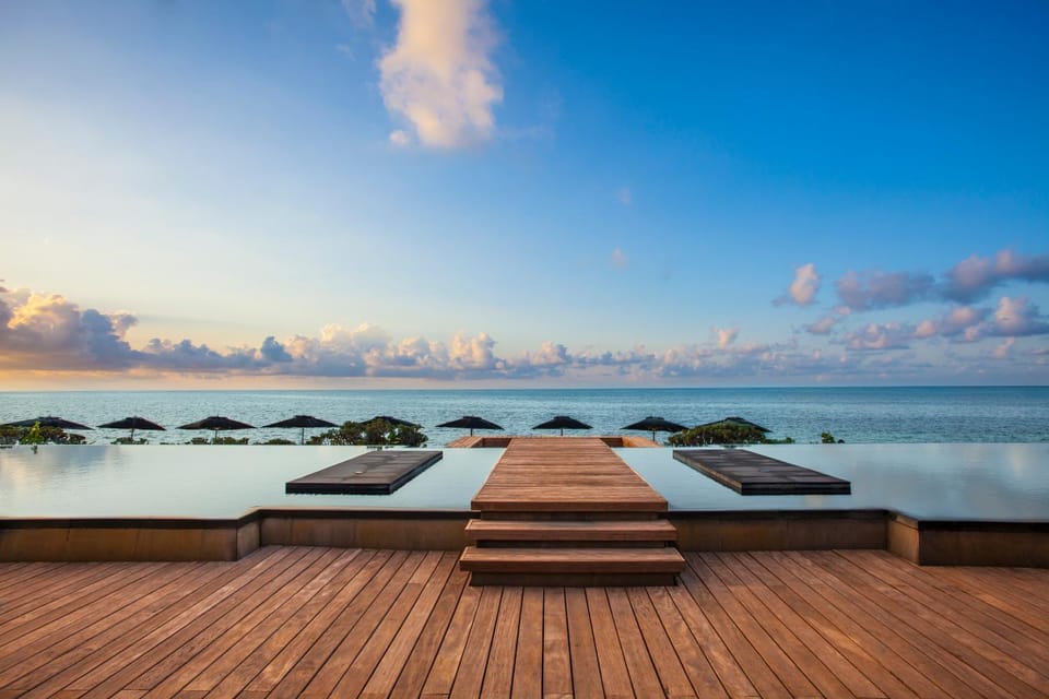 Natural landscape, Beach, Swimming pool