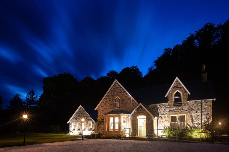 Property building, Night, Natural landscape