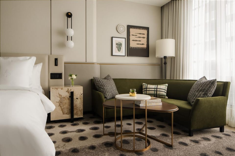 Seating area, Bedroom