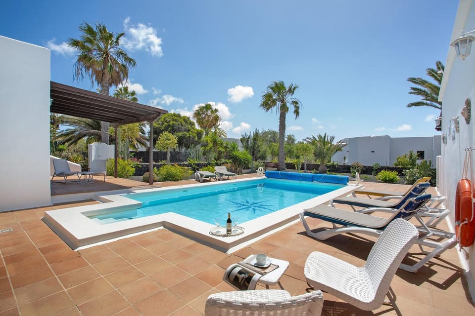 Property building, Living room, Swimming pool