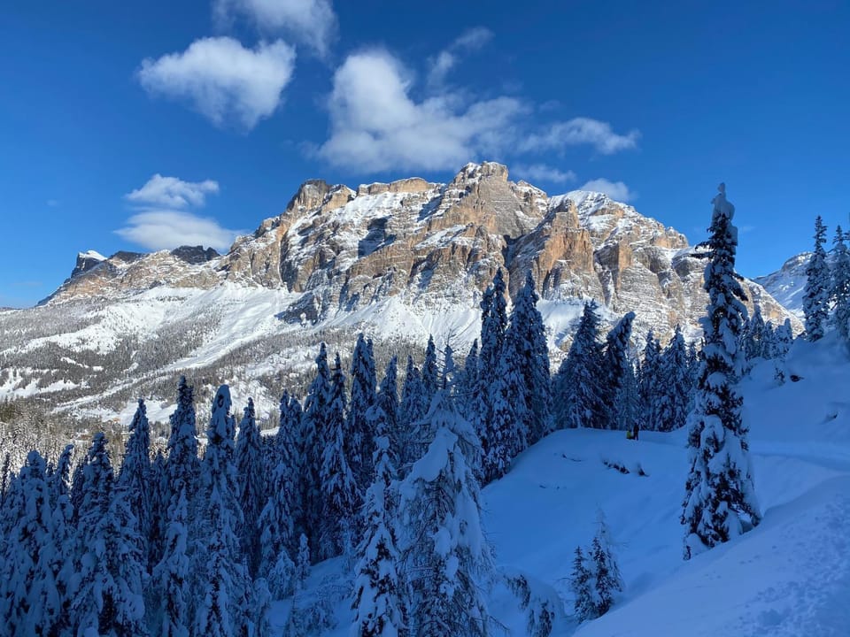 Natural landscape, Winter, Hiking, Mountain view