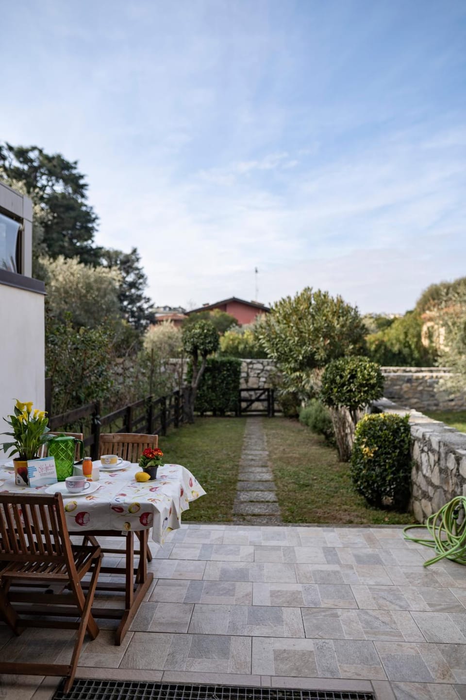 Property building, Patio, Natural landscape, Garden, Garden view