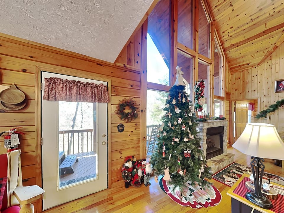 View (from property/room), Living room, fireplace