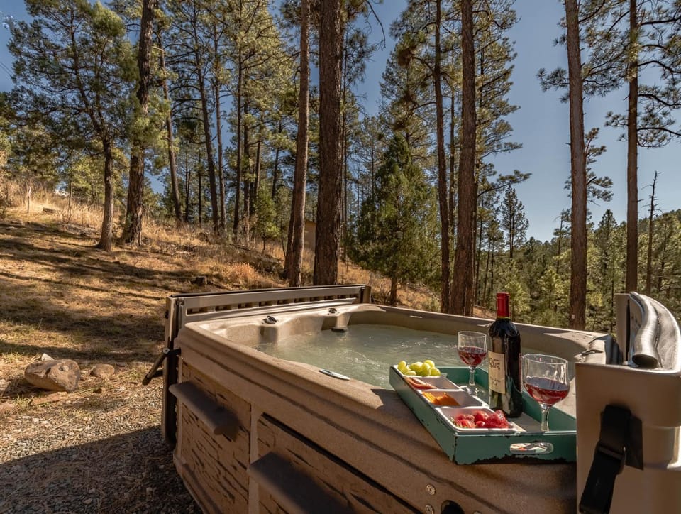Natural landscape, Garden, Hot Tub