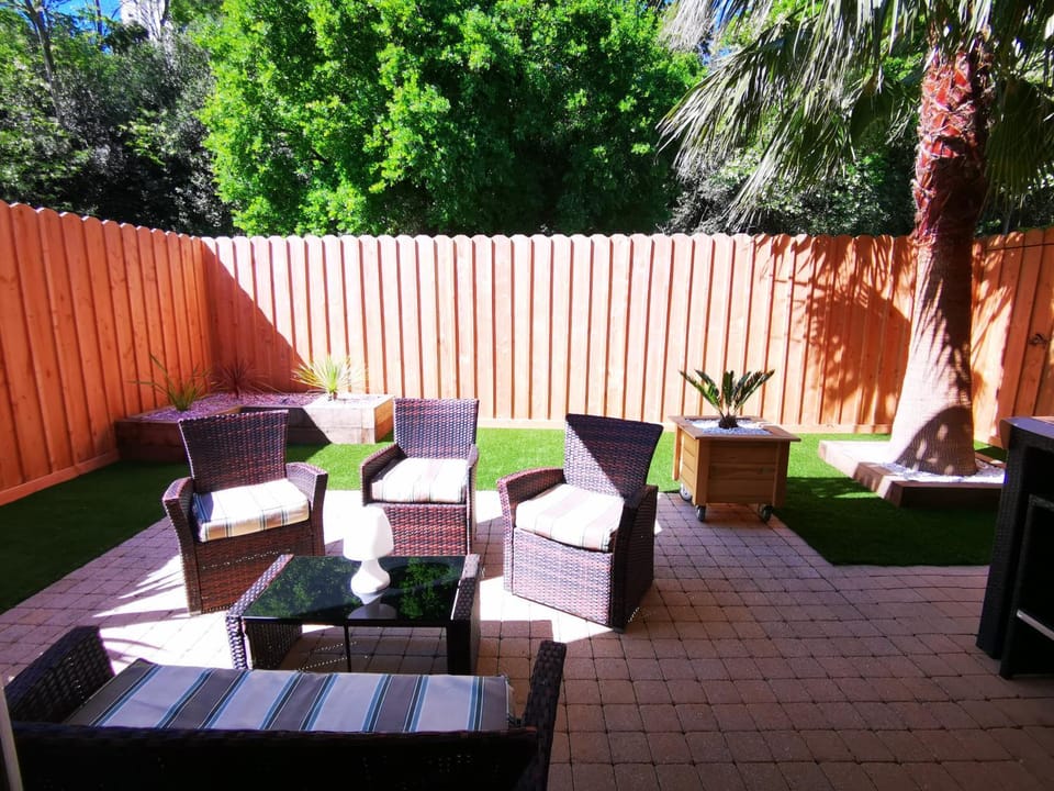 Patio, Balcony/Terrace, Garden view