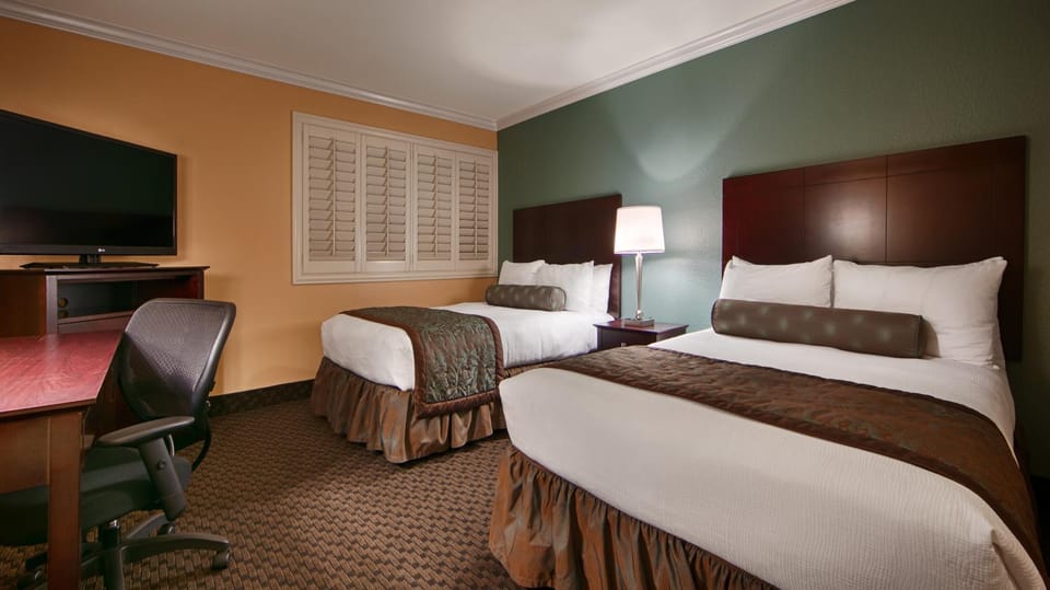 Bed, Seating area, Bedroom