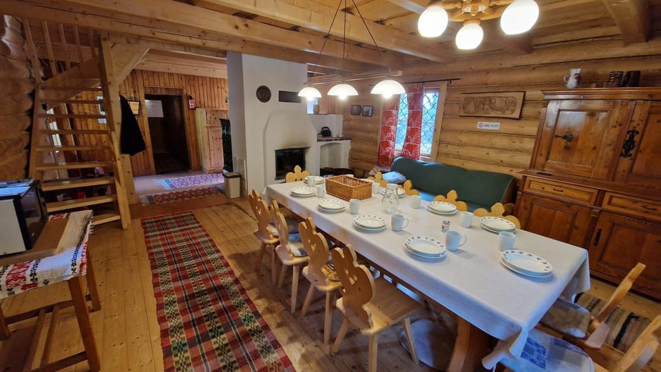 Living room, Dining area, flat iron