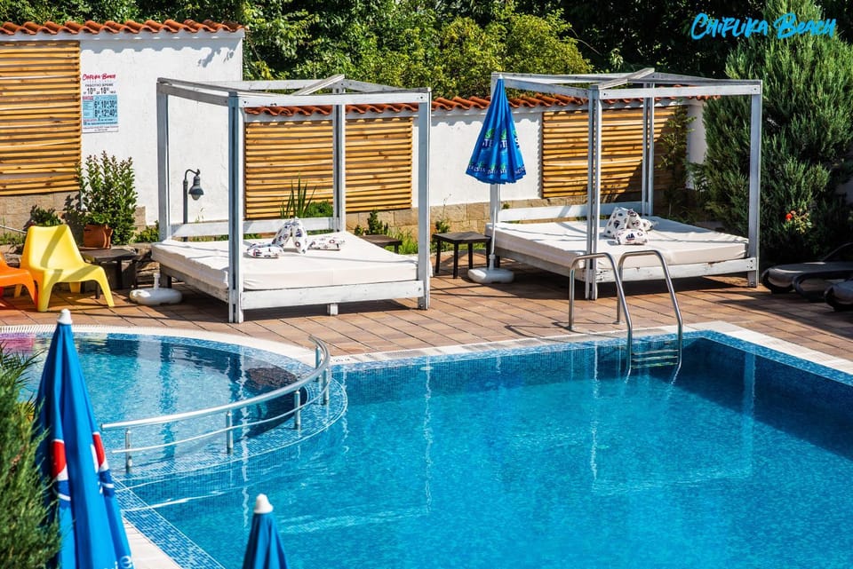 Day, Pool view, Swimming pool, sunbed