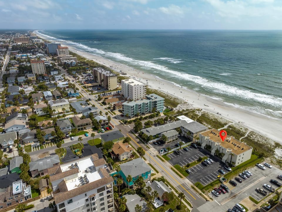 Bird's eye view, Beach, Parking