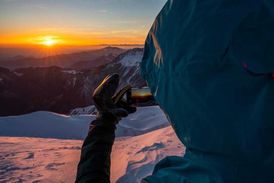 People, Skiing, Hiking, Landmark view, Mountain view, Sunrise