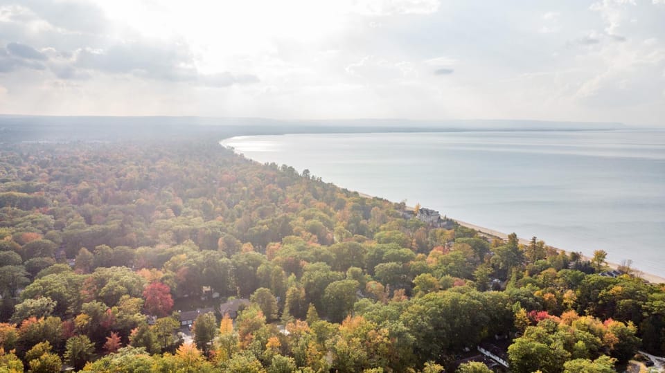 Natural landscape, Bird's eye view, Beach, Lake view