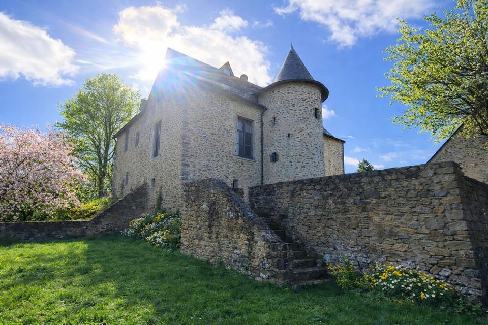 Property building, Spring, Day, Garden