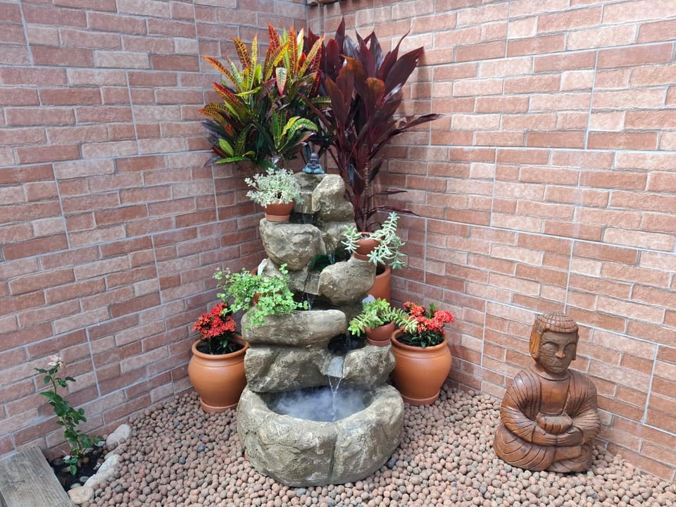 Property building, Garden view